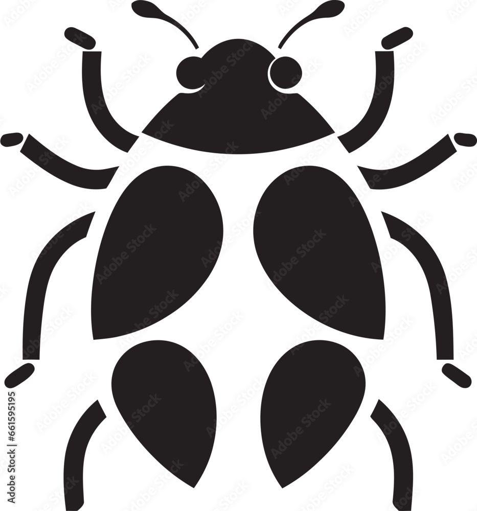 Tiny Marvel Ladybug Logo Red Spots in Vector Art Tiny Marvel Ladybug Logo Red Spots in Vector Art