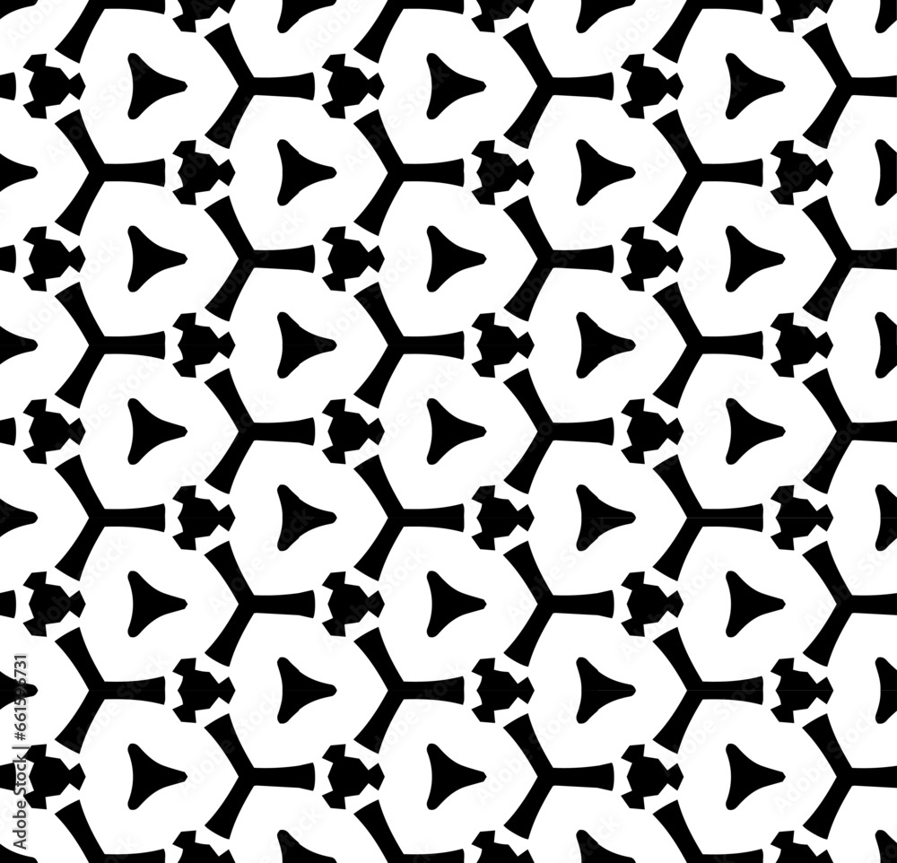 Black and white seamless abstract pattern. Background and backdrop. Grayscale ornamental design. Mosaic ornaments. Vector graphic illustration. EPS10. Black and white seamless abstract pattern. Background and backdrop. Grayscale ornamental design. Mosaic ornaments. Vector graphic illustration. EPS10.