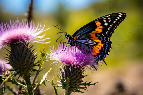 butterfly on flower © CREATER CENTER