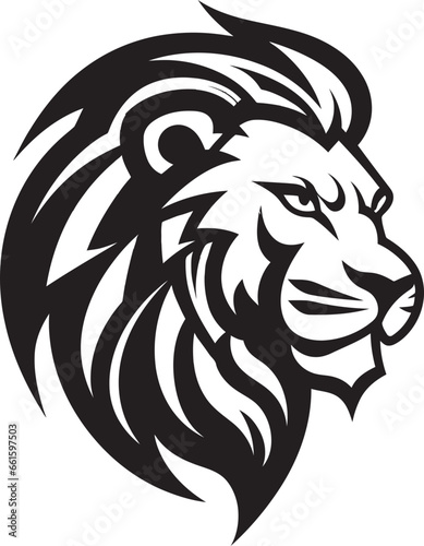Wallpaper Mural Fierce Ruler Lion Icon Logo Design Lions Legacy Black Vector Emblem Excellence Torontodigital.ca