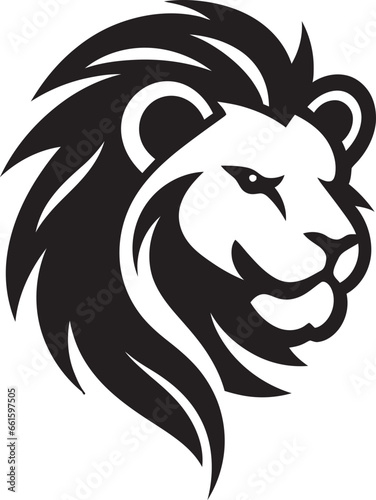 Wallpaper Mural Majestic Lion King Emblem Logo Excellence Hunting Elegance Lion Icon Design Torontodigital.ca
