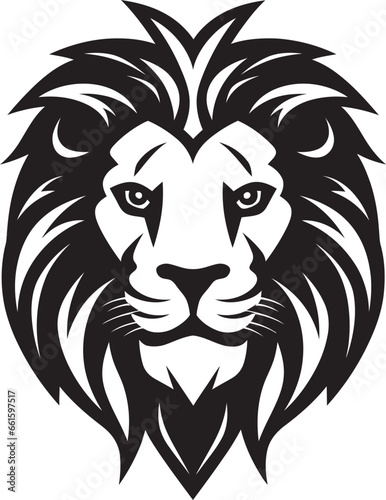 Wallpaper Mural Wild Beauty Lion Logo Excellence On the Prowl Black Vector Lion Icon Torontodigital.ca