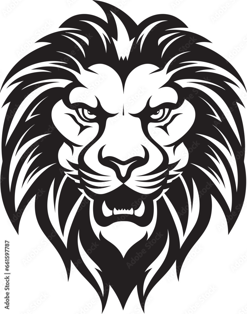 Proud and Powerful The Black Vector Lion Logo Ferocious Majesty A Lion Emblem Excellence Proud and Powerful The Black Vector Lion Logo Ferocious Majesty A Lion Emblem Excellence