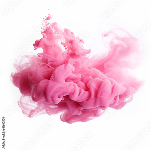 pink smoke cloud