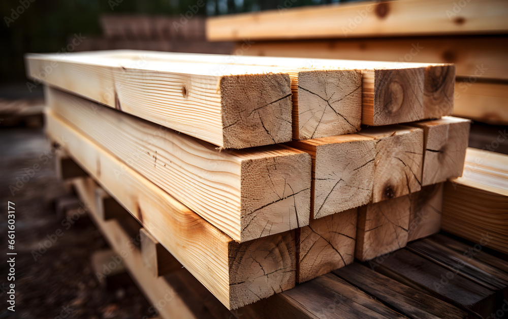 Stack of wooden hardwood planks. Ready for a woodworking job. Stack of wooden hardwood planks. Ready for a woodworking job.
