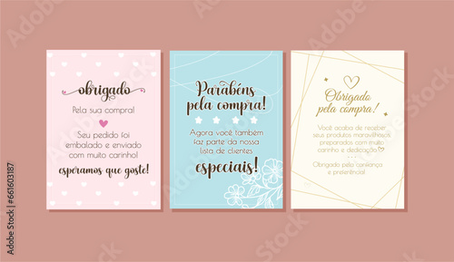 Cartao de Agradecimento para Cliente