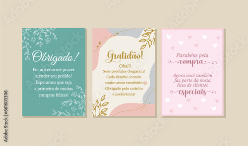 Cartao de Agradecimento para Cliente