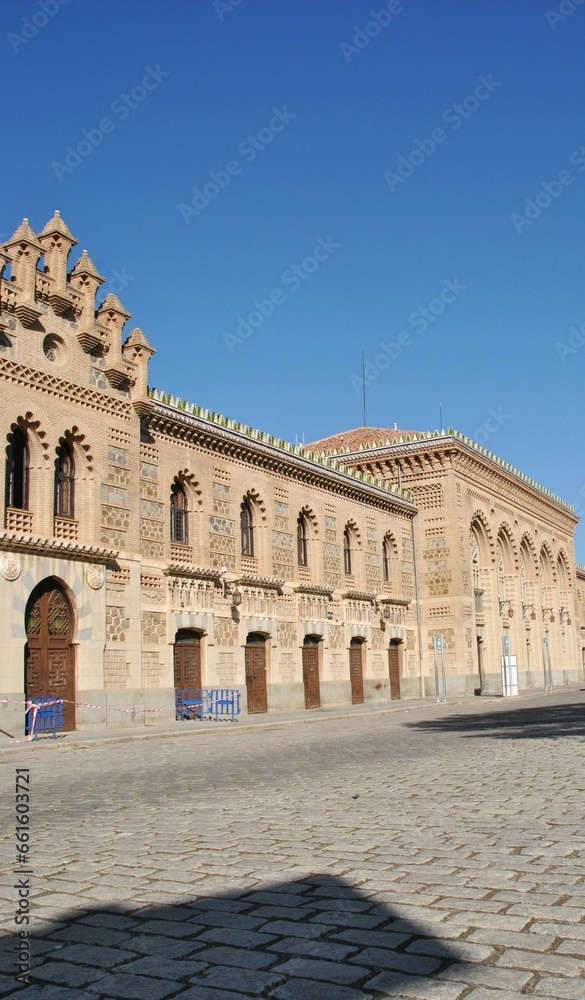 Building of Toledo trainstation in Spain