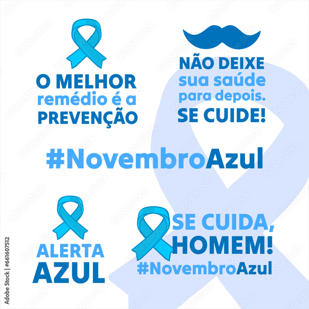 Frases campanha Novembro Azul imagens desenhos artes - Campain Blue November images, draws and arts