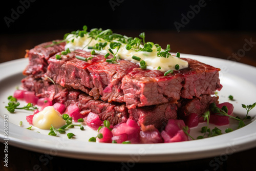 Low-Carb Corned Beef Hash with Radishes