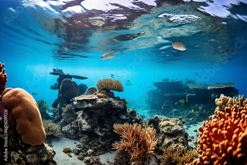 coral reef and fishes © CREATER CENTER