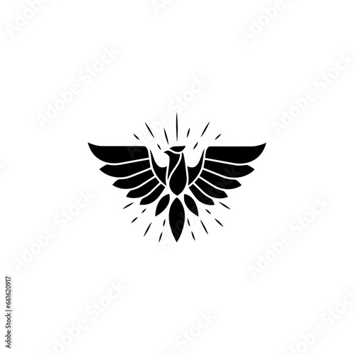 Phoenix Bird Logo vector art