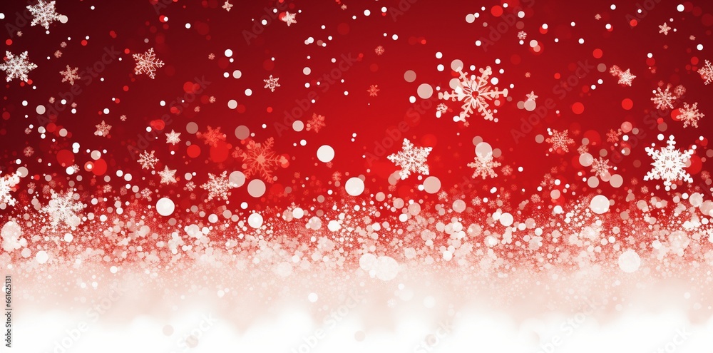 Chrismas background, red Christmas background with white snowflakes, Red Christmas background, Christmas banner