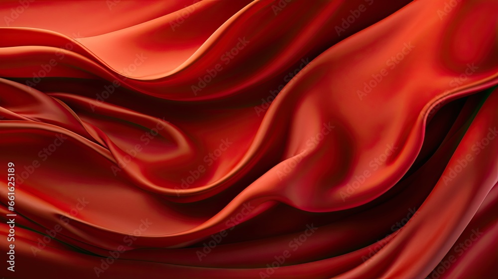 red silk background - generative ai red silk background - generative ai
