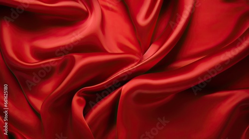 red silk background - generative ai