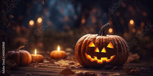 Halloween pumpkin landscape © Fatemeh