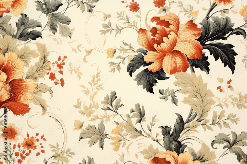 floral background - generative ai