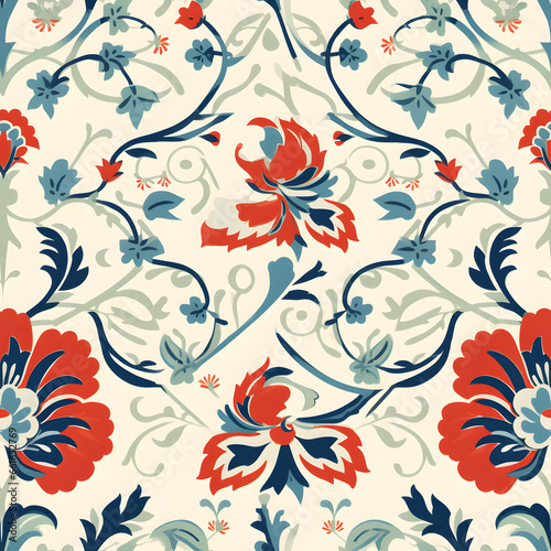 flower Heritage Craft design pattern
