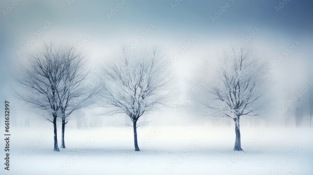 trees in the snow - generative ai trees in the snow - generative ai