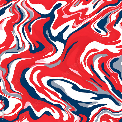 camouflage swirled brush strokes vector seamless pattern
