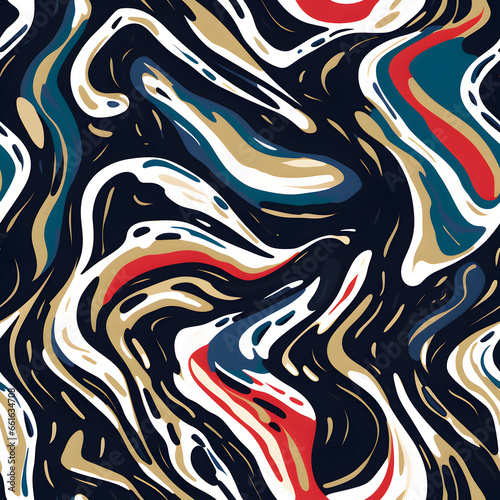swirled brush strokes vector 