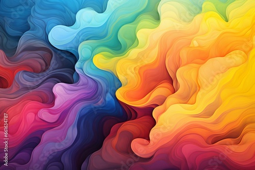 Colorful blend of shades forming a dynamic backdrop. Generative AI