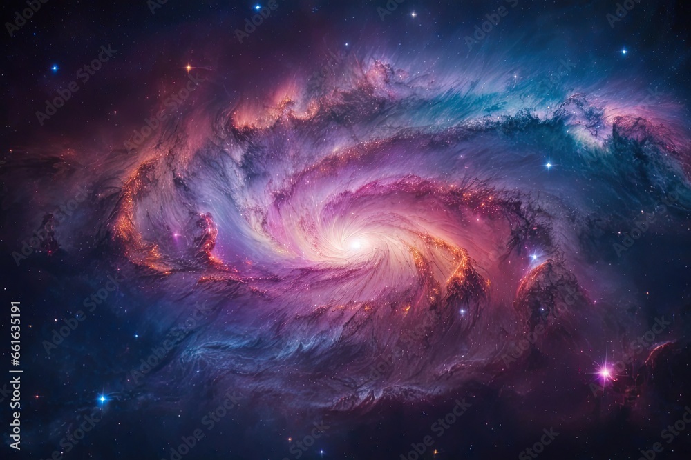 Enchanting Galaxy Nebula Cloudscape Enchanting Galaxy Nebula Cloudscape