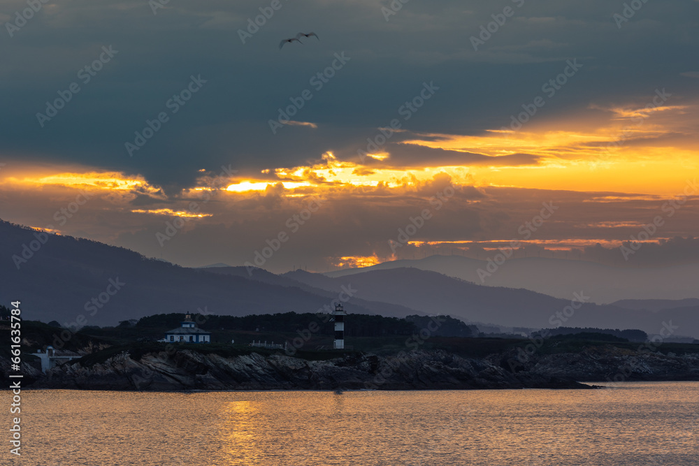 The sunsets in the Ria del Eo, from the Asturian side with the sun setting on Illa Pancha, are spectacular!