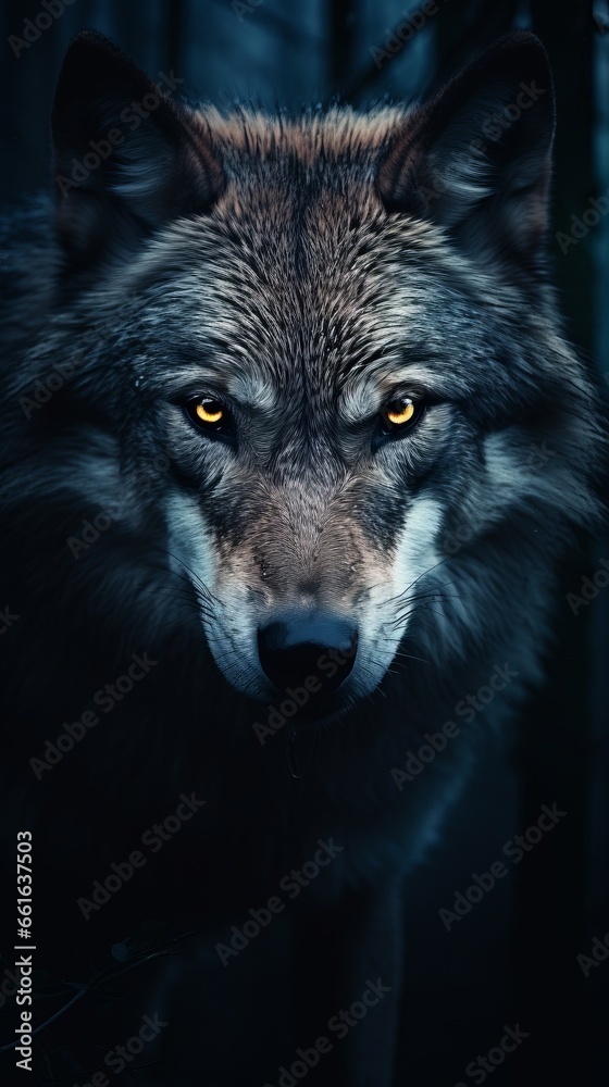 portrait of lone wolf wallpaper portrait of lone wolf wallpaper