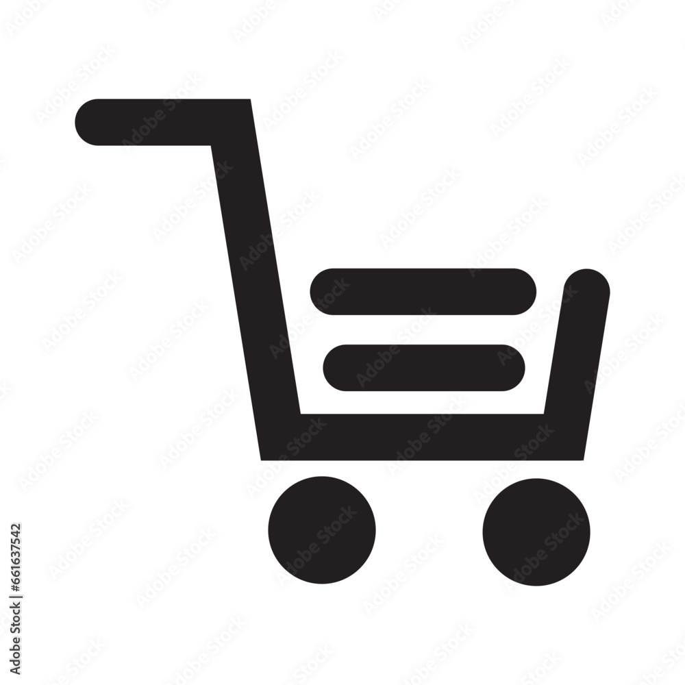Shopping basket icon logo vector design template Shopping basket icon logo vector design template