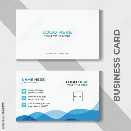 Professional Medical Business Card Template or Medical business card corporate identity design