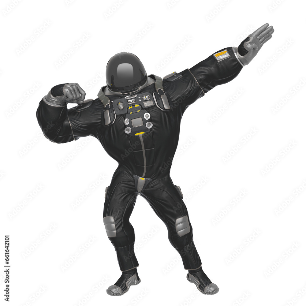 astronaut cartoon is doing the artistic muscle pose astronaut cartoon is doing the artistic muscle pose