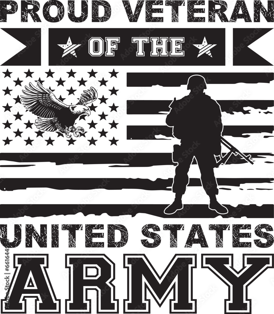 Obraz premium Veterans Day Sublimation Illustration