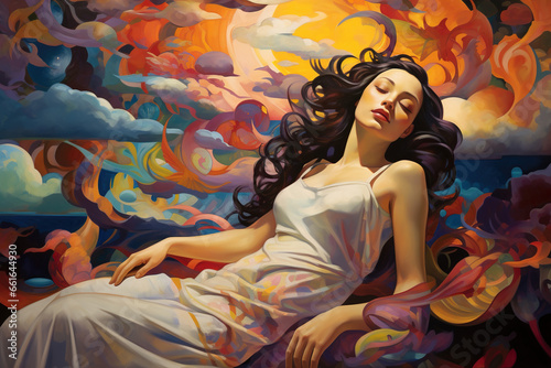 Resting Woman