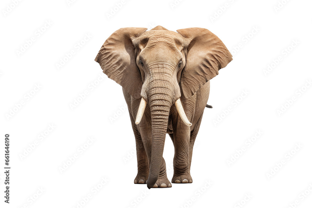 elephant isolated on white