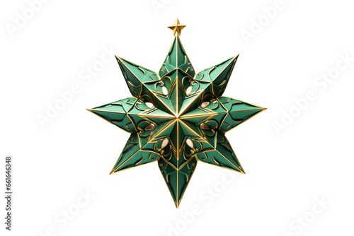 Obraz na płótnie Christmas star for the top of the Christmas tree. png file w salonie
