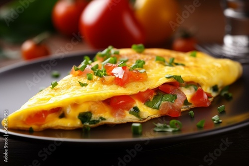delicious omelette. Generative AI