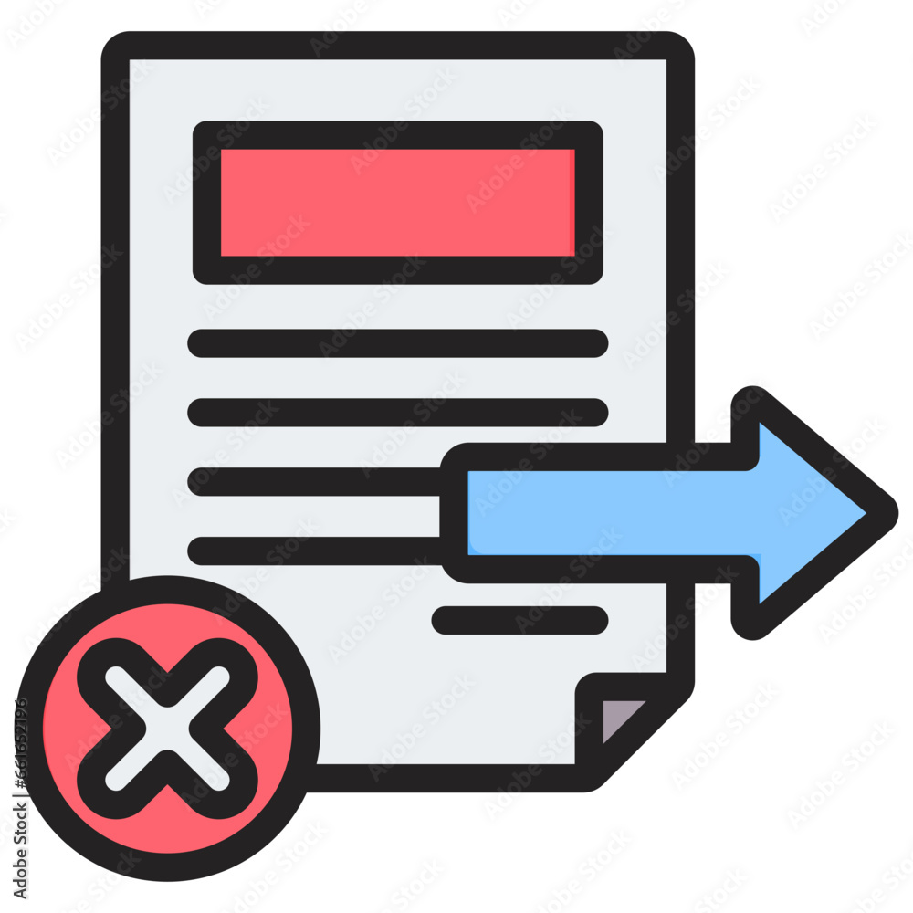 Leave It Outline Color Icon Leave It Outline Color Icon