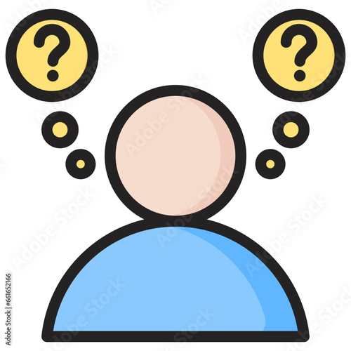 Consideration Outline Color Icon