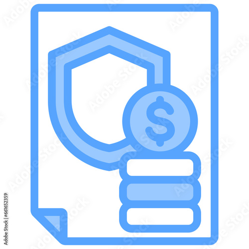 Indemnity Provisions Blue Icon