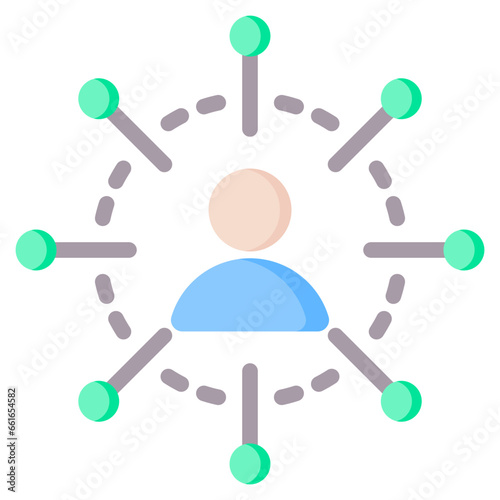 Physical Place Flat Icon