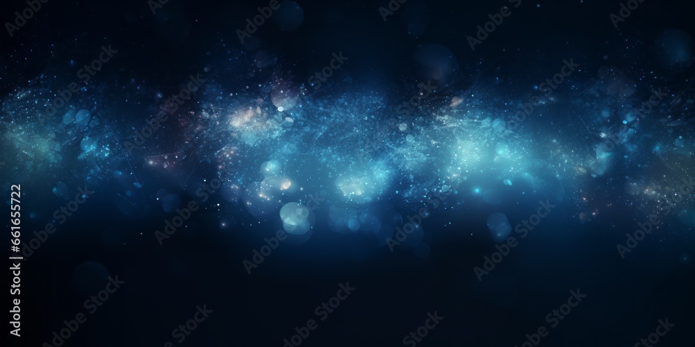 glowing bluish grey abstract background with particles floating. Generative AI glowing bluish grey abstract background with particles floating. Generative AI