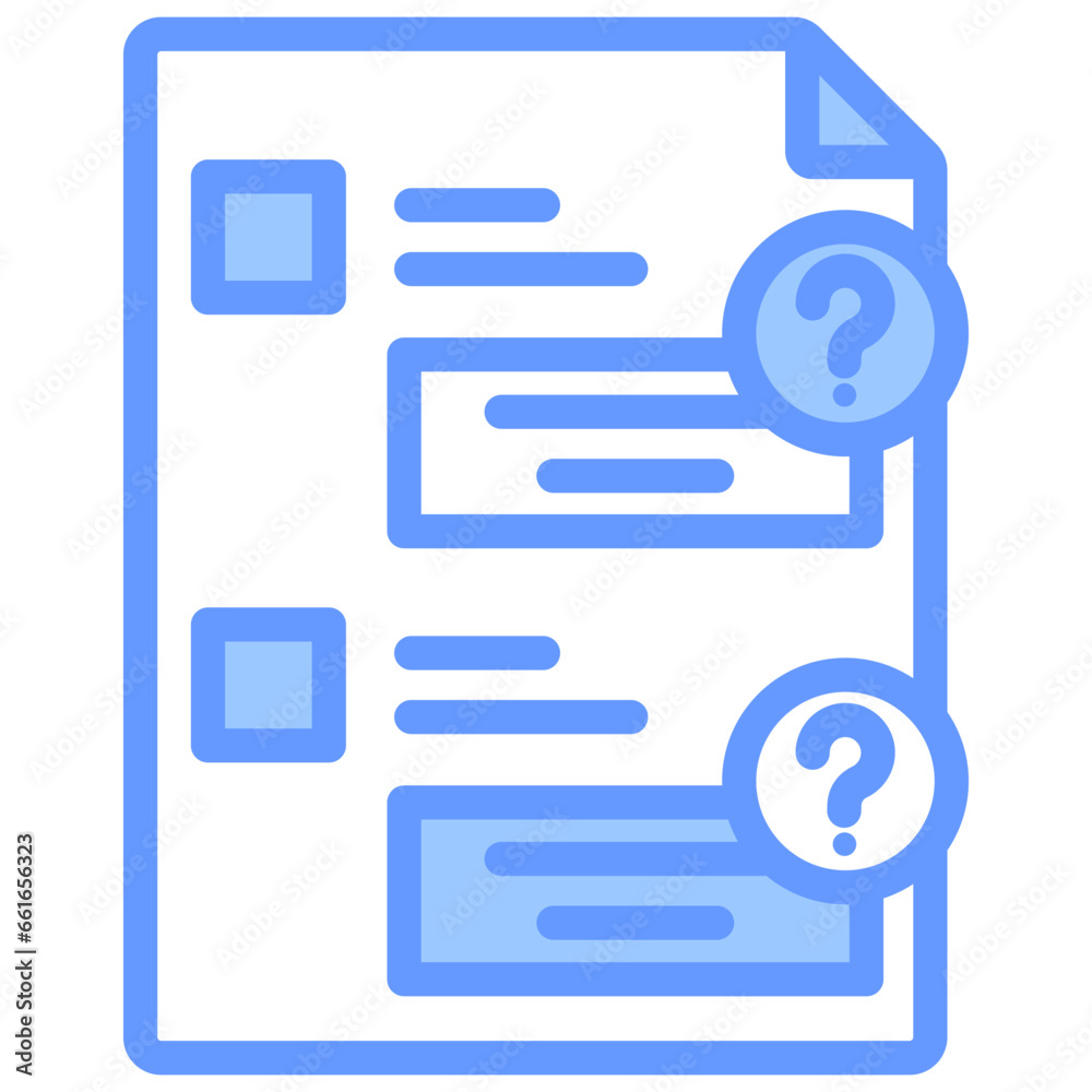 Short Answer Questions Blue Icon Short Answer Questions Blue Icon
