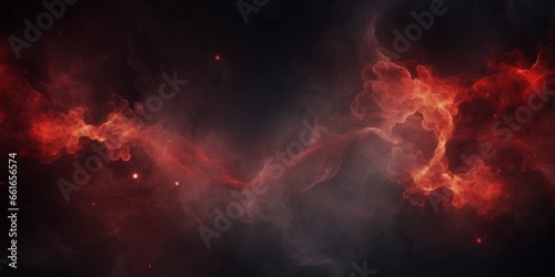 glowing redish grey abstract background with a fire ball flying. Generative AI