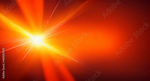 Orange spark texture background illustration. AI Generated