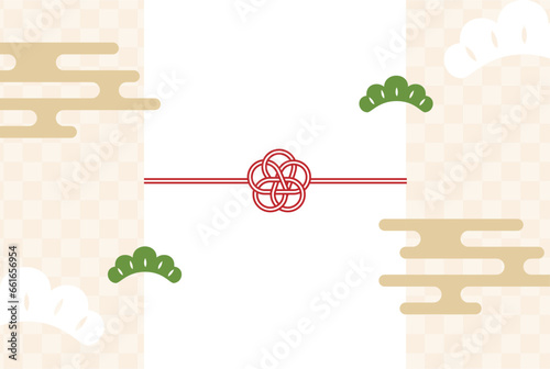 和風の背景素材のイラスト
