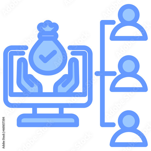 Asset Rights Blue Icon