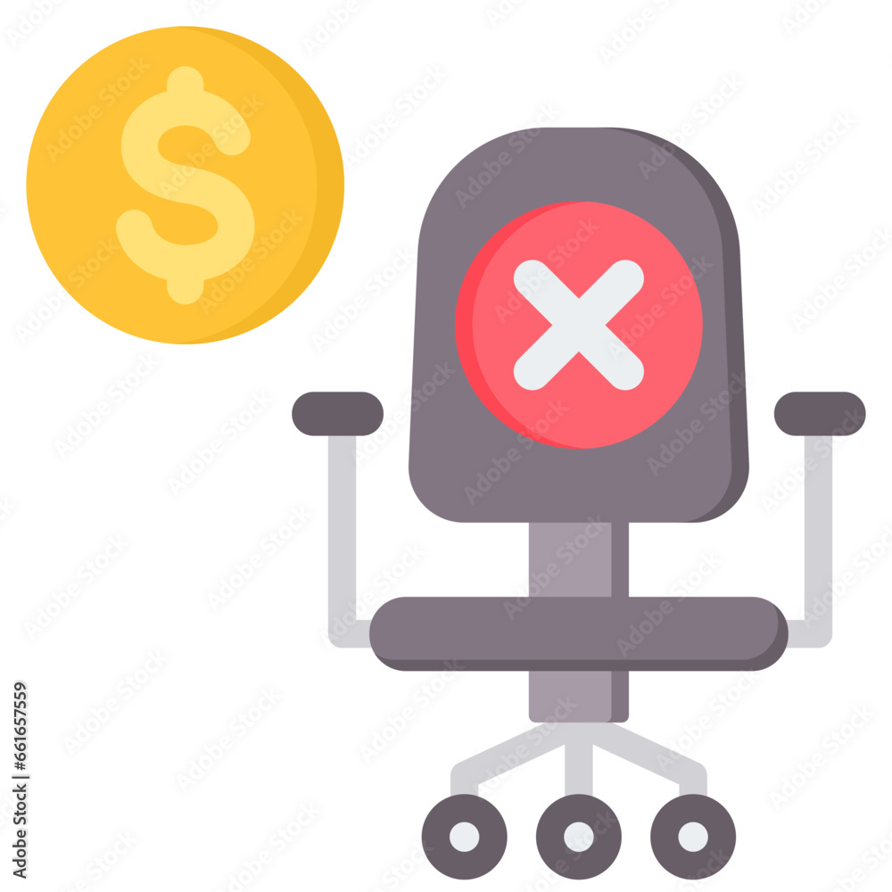 Fototapeta premium Nonpension Flat Icon