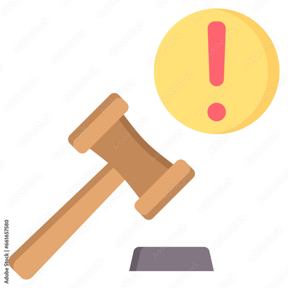 Legal Issues Flat Icon
