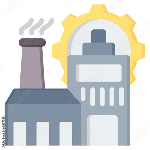 Industries Flat Icon